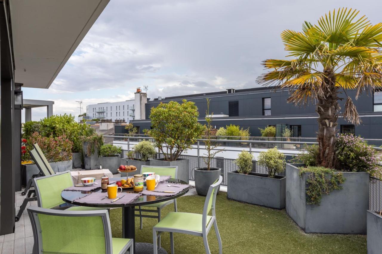 Illanka - Appartement 3 Chambres Avec Parking Et Terrasse Proche Gare Рен Екстериор снимка
